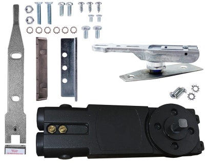 Vistawall OHCC Concealed Closer End Load Kit 2, With Center Hung End Load Arm and Universal Threshold or Floor Pivot (1 in. Door Rail Depth)