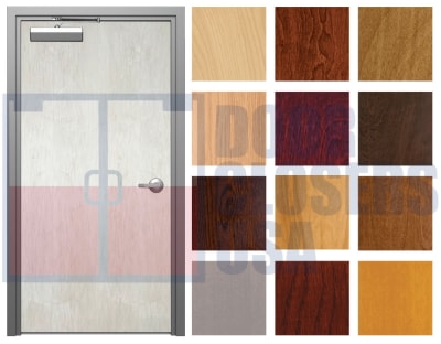 Wood-Lite Architectural Grade 36 in. x 80 in. (3068) Interior Left Hand Commercial Wood Door and 16 Gauge Steel Knock Down Drywall Frame, Plain Sliced White Birch Veneer, Solid Particle Core, and Hardware (3-4 Week Production Time)