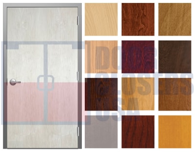 Wood-Lite Architectural Grade 36 in. x 84 in. (3070) Interior Right Hand Reverse Commercial Wood Door and 16 Gauge Steel Knock Down Drywall Frame, Plain Sliced White Birch Veneer, Solid Particle Core, and Hardware (3-4 Week Production Time)