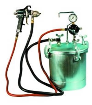 Astro Pneumatic-PAINT GUN PRESSURE SYSTEM CONV. GUN TANK & HOSE