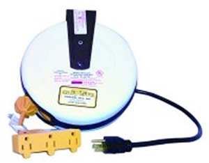 General Manufacturing GEN2630-3000 - REEL EXTENSION CORD 30FT TRI-TAP