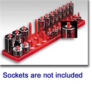 1/4" DR. Metric Soc Holder, Gray