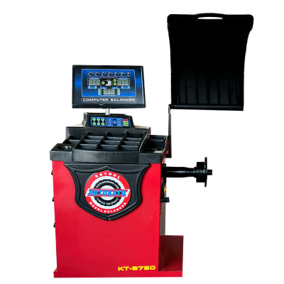 KATOOL KT-B750 wheel balancer with display and wheel guard