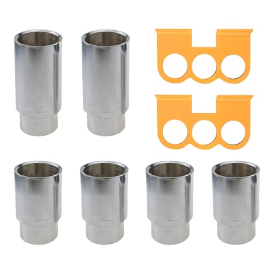 KATOOL KT-MP2 and KT-MP4 lift height extensions with four 3-inch adapters and two 6-inch adapters