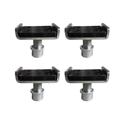 Set of four KATOOL KT-MP5 two-post lift frame cradle adapters
