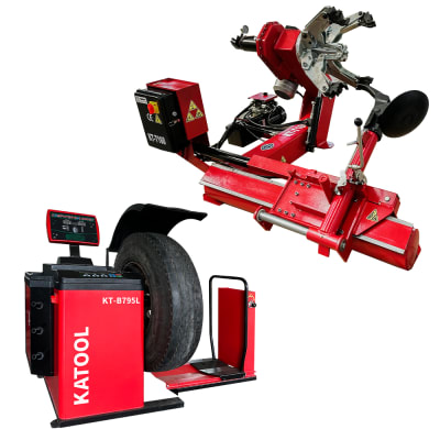 KATOOL KT-T160KT-B795L Heavy-Duty Tire Changer and Wheel Balancer Combo product view