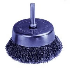 BRUSH WIRE CUP 2-1/2IN.  .014 WIRE CRIMPED