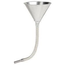 FUNNEL 5-3/4IN. DIA. 17-1/2IN. LEN 1 QT. UTILITY