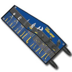 8 PC GROOVELOCK/PROPLIERS KIT BAG SET