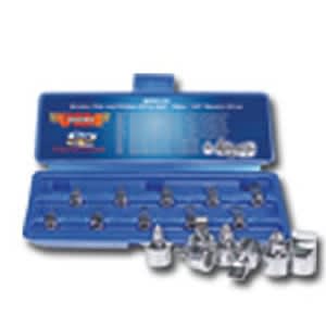 Vim Products VIMSFP10 - 10PC STUBBY FLAT & PHILIPS SET 1/4 SQUARE DRIVE