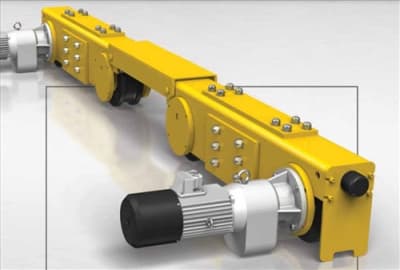 Yale DOUBLE GIRDER Top Running with Bridge Controls