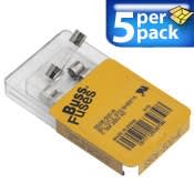 FUSE 1A 5/PK 250VAC TIME-DELAY GLASS MFG# AD-S506-1-R