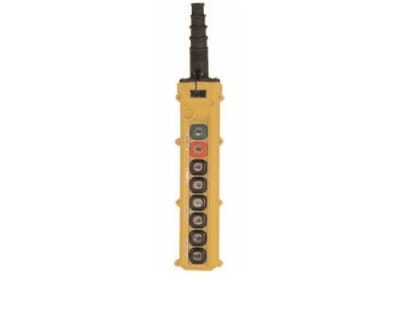 Ductowire 8 Button Pendant - Maintained on/off All single speed