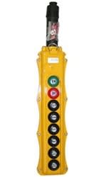 Electromotive SBN-8-WHS (6) Three speed buttons with maintained on/off
