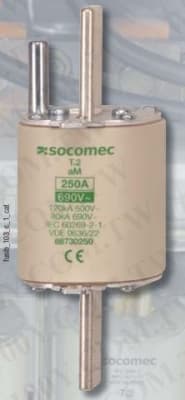Socomec 66930125 - Fusible 125A, 500Vac, 120kA