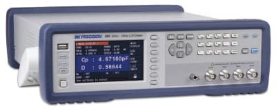 B&K Precision 895 Medidor de LCR ( inductancia, capacitancia y resistencia ) de banco. Frecuencia de Prueba de 20 Hz a 1MHz, exactitud básica de 0.05%, interfaces USB, RS232, LAN y GPIB