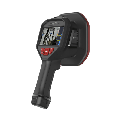 Hikmicro AI76 - Cámara de Imagen Acústica Portátil / Detección de Fuga de Gases / 136 Micrófonos / Pantalla Táctil de 4.3" / IP54