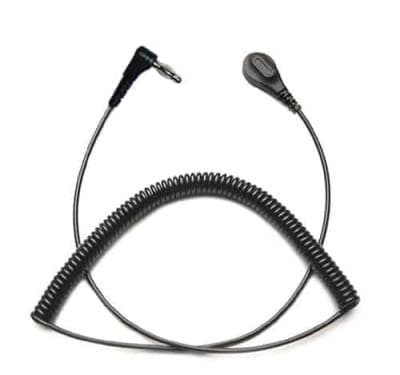 TransformingTechnologies CC9043 12' Coil Cord, Black, 4mm, Premium