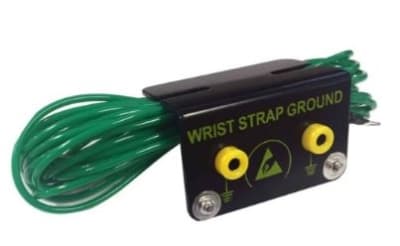 TransformingTechnologies CP4070 - Cable de tierra para montaje en banco de metal