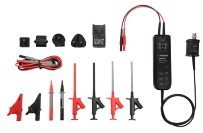 Siglent DPB6150A Sonda diferencial de alta tension: 100 MHz, 50X/500X, Voltaje de prueba diferencial maximo (DC + pico AC) ±1500 V, 1000 V CAT III / 600 V CAT IV