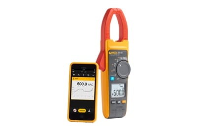 Fluke 375 FC, Amperímetro de Gancho. 600A CA y CC, hasta 2500A con iFluke Connect (opcional) funcionaes adicionales de voltaje, frecuencia y capacitancia.