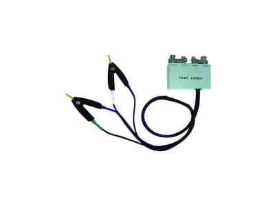 GW Instek LCR-06B Fixtura de Prueba Para LCRs Tipo Kelvin con Caimanes a 4 Terminales para Series LCR-800 y LCR-6000 y <1MHz