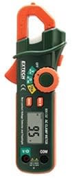 Extech MA150-NIST - Mini Medidor de gancho de 200A AC/DC con Detector de Voltaje sin contacto y Certificado NIST