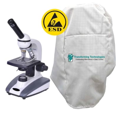 TransformingTechnologies MC1221W ESD Safe Microscope Cover, White