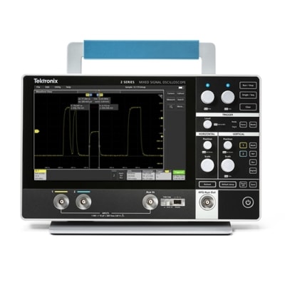 Tektronix MSO22-EDU 2-BW-100 Osciloscopio de señal mixta de 100 MHz, 2 canales, 2,5 GS/s con paquete EDU y longitud de registro de 10 Mpts