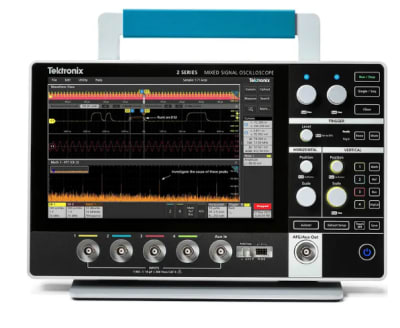 Tektronix MSO24-EDU 2-BW-100 Osciloscopio de señal mixta de 100 MHz, 4 canales, 2,5 GS/s con paquete EDU y longitud de registro de 10 Mpts