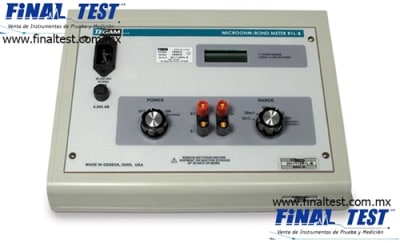 Tegam R1L-B Micrometro( Bond Meter, Benchtop) 10 μ? A 20 ?, incluye KTL-100 Kelvin Klips Portátil: Larga duración de la batería recargable Rangos: 2 mΩ a 20Ω Precisión: 0.25% de la lectura
