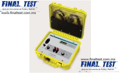 Tegam R1L-BR Medidor de micro ohmios y enlaces, Portable 10 μ? A 20? Robusto: MIL-PRF-28800F Clase 3 Bajo coste: (R1L-B) Portátil: Larga duración de la batería recargable