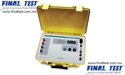 Tegam R1L-C Resistencia a la Tierra y Medidor de Bond, Portable, 10 m? A 20 k? Auto-rango, Incluye R1LC-910 Kit de accesorios