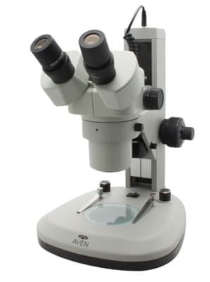 Aven SPZ50-506 - Microscopio Con Zoom Estéreo SPZ-50 [6.7x - 50x] En Soporte Con Riel Con LED Superior E Inferior