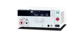 Kikusui TOS5200 Hipot tester de CA, con una capacidad de 500 VA y un amplificador PWM equipado con una inversión muy accesible