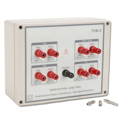 Hipot TVB-2, Caja de verificación para pruebas