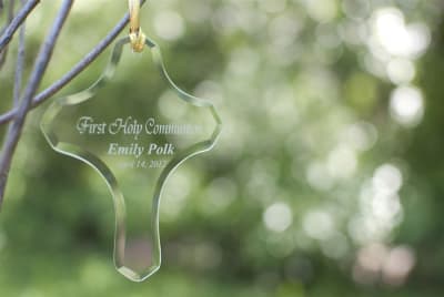 Personalized Baptismal Ornament