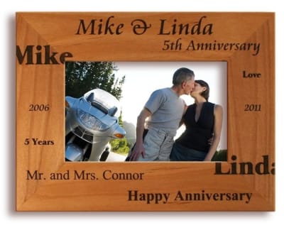 Personalized Anniversary Picture Frame