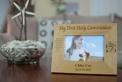 Engraved First Communion Photo Frame