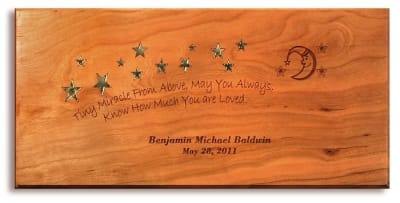 Personalized New Born Baby Plaque