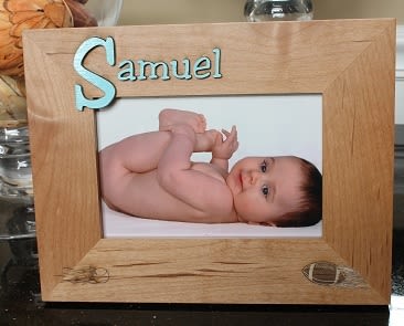 Personalized Baby Boy Picture Frame