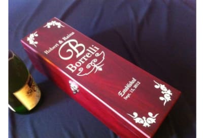 Engraved Personalized Wine Box