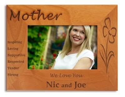 Mom's Day Wood Picture Frame