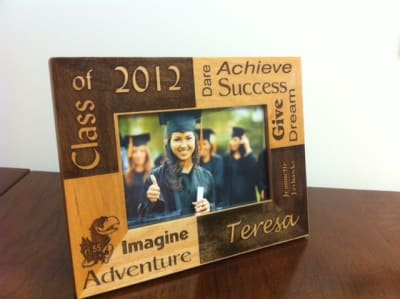 Engraved Graduation Picture Frame Personalized