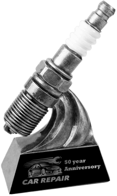 Car Show Spark Plug Trophy