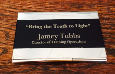 Personalized Business Card Holder