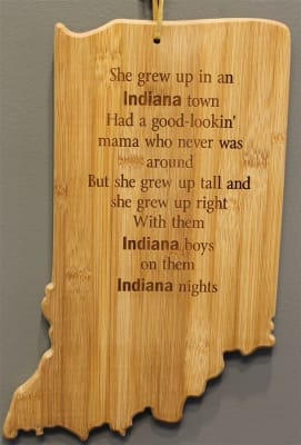 Tom Petty Inspired Indiana Cutting Board