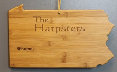 Bamboo Cutting Board in Pennsylvania Shape