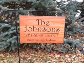 Painted Steel Sign Holder