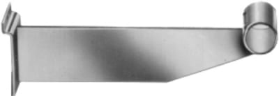 12" Slatwall Hangrail Bracket for 1-1/4" Tubing